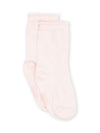 Pale pink heart pattern socks