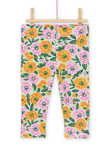  Multicolor floral print leggings