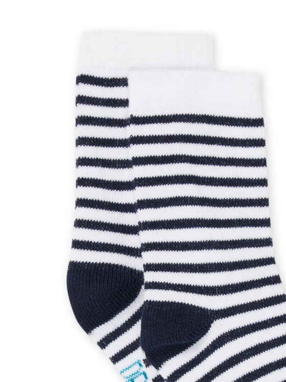 Midnight blue baby socks