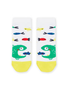  Fish print socks