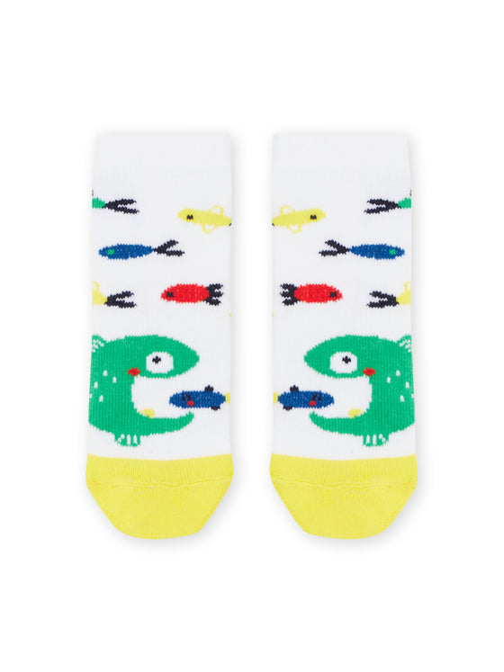 Fish print socks