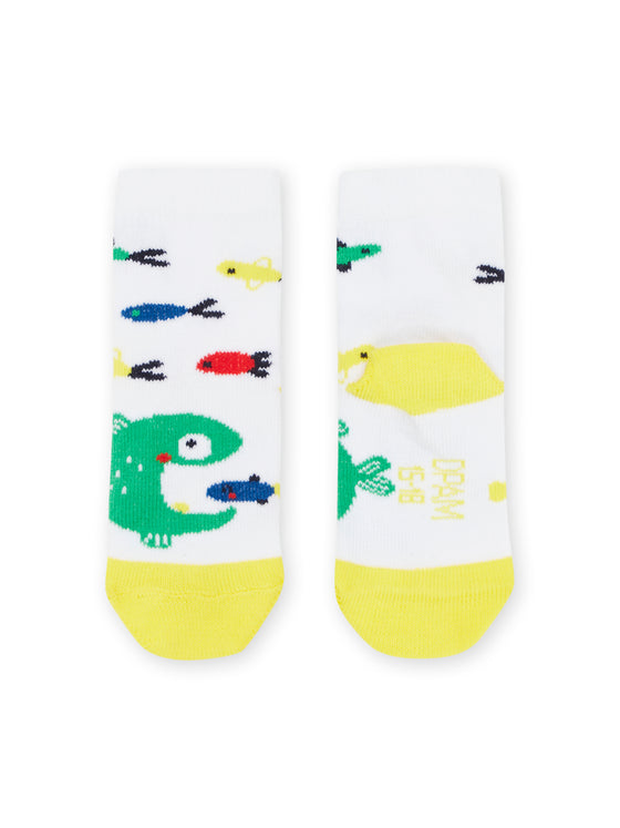 Fish print socks