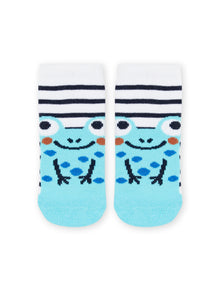  Chalk Frog Print Socks