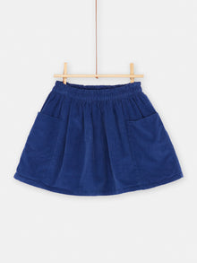  Ink-blue reversible skirt