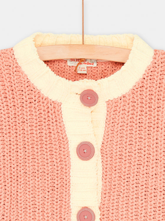 Old pink cardigan