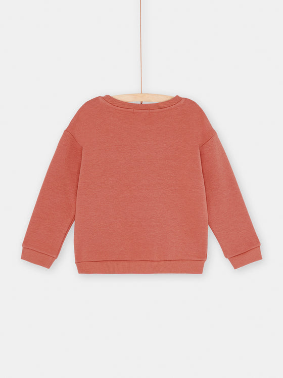 Terracotta sweater with panther animation