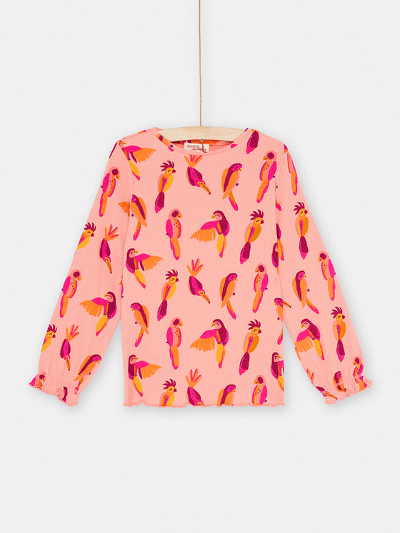 Pink parakeet T-shirt