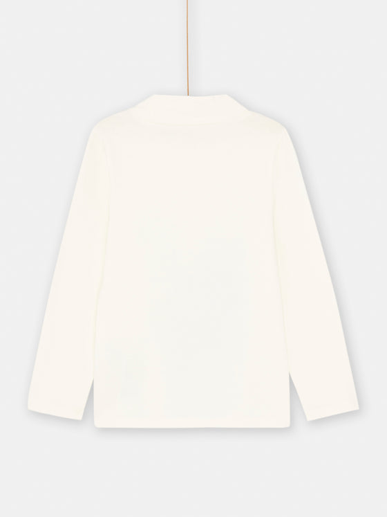 White long-sleeved undershirt