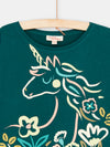 Girl duck blue unicorn T-shirt