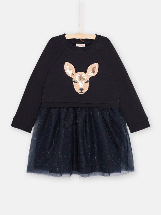 Girl doe animation noirine sweatshirt dress