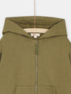 BOY GREEN HOODED JOGGING TOP