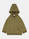 BOY GREEN HOODED JOGGING TOP