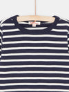 BOY NAVY BLUE STRIPED T-SHIRT