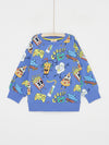 Sweatshirt with comic book style print