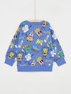 Sweatshirt with comic book style print