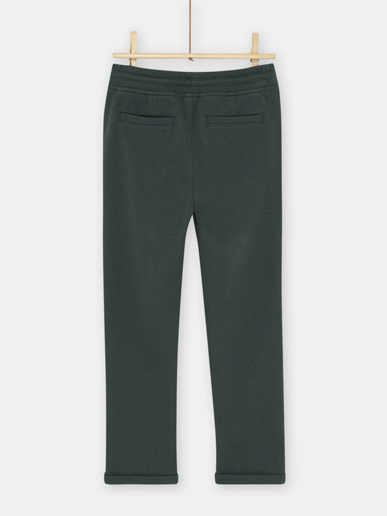 Dark green casual pants