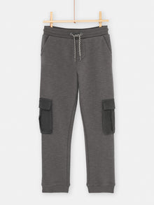  Boys Grey Cargo Joggers