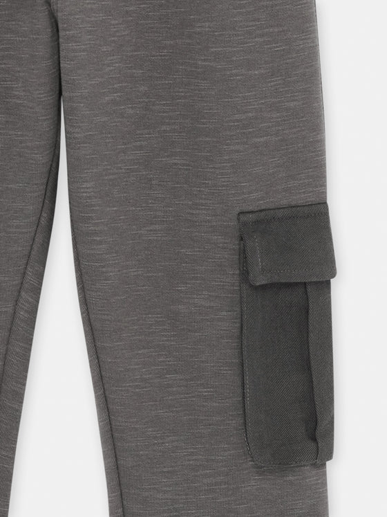 Boys Grey Cargo Joggers