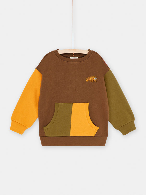 Long-sleeved bark sweatshirt