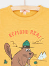 Boy topaz beaver bicycle T-shirt
