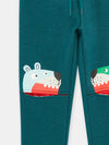 Boy petrol blue bear jogging suit