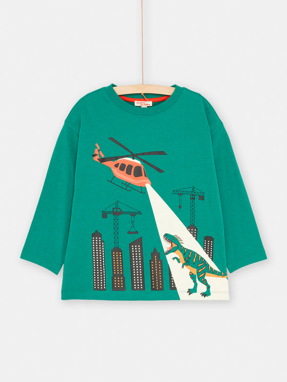 Boy empire green dinosaur T-shirt