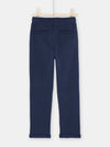 Boy midnight blue pants with deer patches