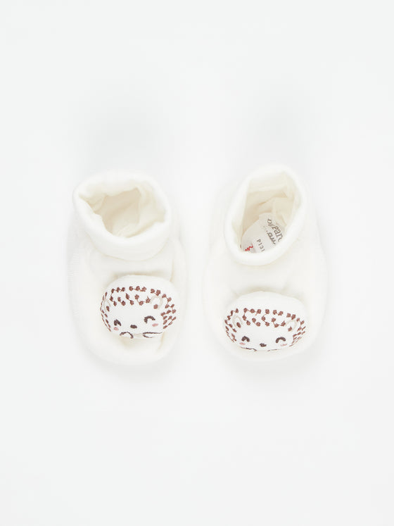 MIXED OFFWHITE PLAIN SLIPPERS