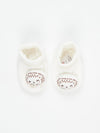 MIXED OFFWHITE PLAIN SLIPPERS