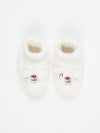 OFF-WHITE KNITTED SLIPPERS