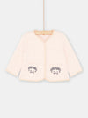 Baby girls Hedgehog Pink Cardigan