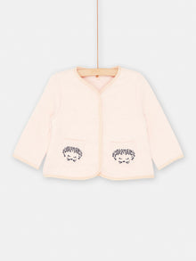  Baby girls Hedgehog Pink Cardigan