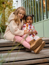 Baby girl ecru sherpa cardigan