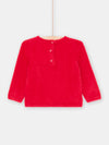 Baby Girl soft red sweater