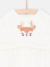 Baby Girl ecru Christmas dress