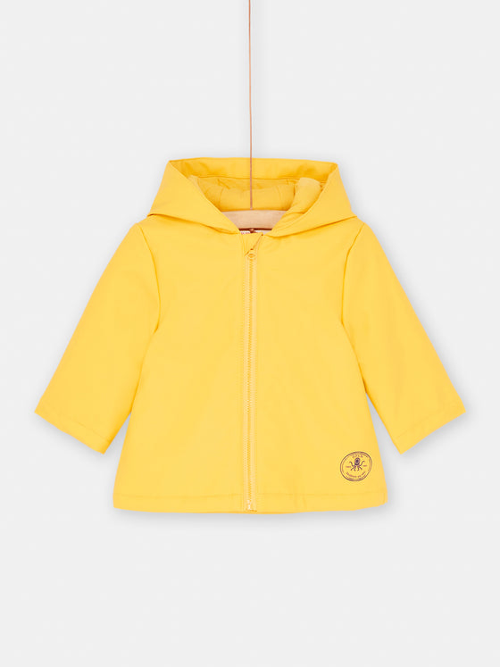 Baby boy yellow raincoat