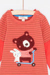 Baby Boy Terracotta Stripe T-Shirt