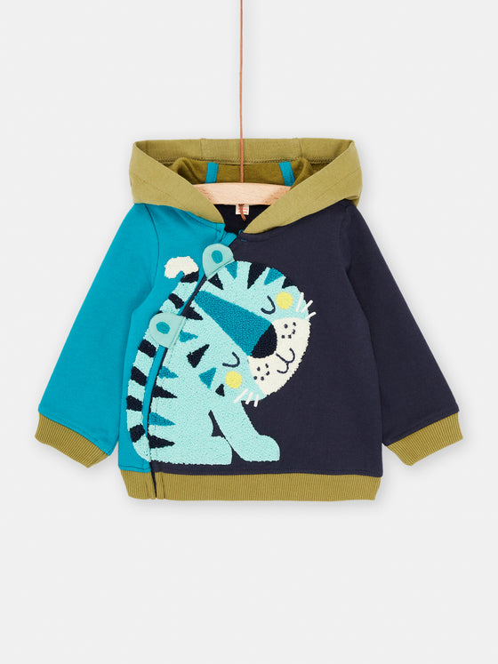 Baby Boy tricolour cardigan