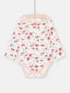 Babay girl pink print bodysuit