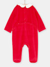 Baby Girl red Christmas romper