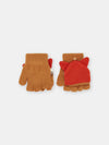 Cinnamon and red mittens with fox animation