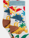 BOY GREY DINOSAUR SOCKS