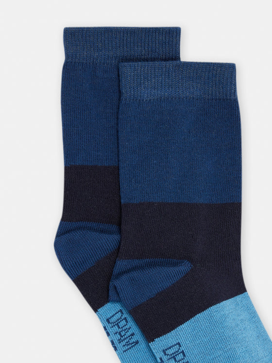 BLUE STRIPED SOCKS