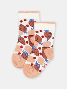  GIRL MULTICOLORED FRUIT-PRINT SOCKS