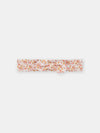 Ecru headband with floral print