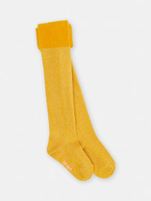  BABY GIRL YELLOW LUREX TIGHTS