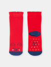 Red mouse socks for baby girls
