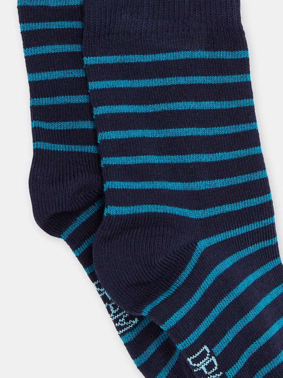 BABY BOY BLUE STRIPED SOCKS