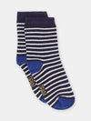 BABY BOY DARK BLUE STRIPED SOCKS