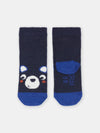 BABY BOY NAVY SOCKS WITH BEAR DESIGN